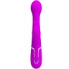 PRETTY LOVE - VIBRATEUR DEJON RABBIT 3 EN 1 MULTIFONCTION VIOLET