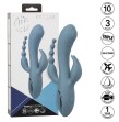 CALEXOTICS - VIBRATOR TRIPLE ECSTASY GRAU CALEXOTICS - VIBRATOR TRIPLE ECSTASY GRAU