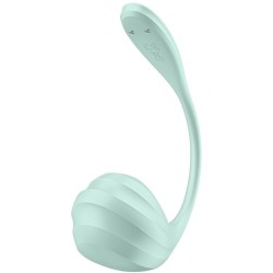 SATISFYER - APPLICATION GRATUITE STIMULATEUR DE POINT G PÉTALE LISSE VERT DEAU