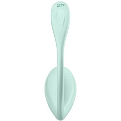 SATISFYER - APPLICATION GRATUITE STIMULATEUR DE POINT G PÉTALE LISSE VERT DEAU