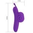 PRETTY LOVE - SNAIL LEISTUNGSSTARKER LILA FINGERSTIMULATOR PRETTY LOVE - SNAIL LEISTUNGSSTARKER LILA FINGERSTIMULATOR