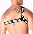 MACHO - HARNAIS ROMAIN BLANC L-XL MACHO - HARNAIS ROMAIN BLANC L-XL