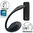 SATISFYER - RIBBED PETAL TÉLÉCOMMANDE DE STIMULATEUR DE POINT G NOIR APPLICATION GRATUITE SATISFYER - RIBBED PETAL TÉLÉCOMMANDE DE STIMULATEUR DE POINT G NOIR APPLICATION GRATUITE