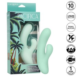 CALEXOTICS - PACIFICA FIJI VIBRATOR and ESTIMULATOR G SPOT 10 VIBRATIONS AQUA