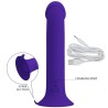 PRETTY LOVE - MURRAY YOUTH VIBRATING DILDO and RECHARGEABLE VIOLET