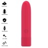 INTENSE - SYMONE USB RECHARGEABLE VIBRATING BULLET 8 VIBRATIONS RED 10 X 2.2 CM