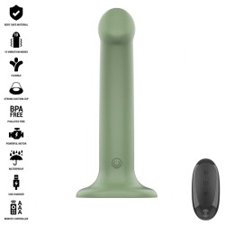 INTENSE - BECCA VIBRATOR MIT SAUGNAPF 10 VIBRATIONEN GRÜNE FERNBEDIENUNG