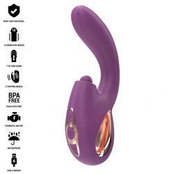 INTENSE - LALI MULTIFUNCTION G-SPOT VIBRATOR TAPPING and THRUST and VIBRATION PURPLE