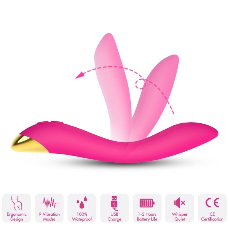 ARMONY - FLAMINGO VIBRADOR MULTIPOSICION FUCSIA ARMONY - FLAMINGO VIBRADOR MULTIPOSICION FUCSIA