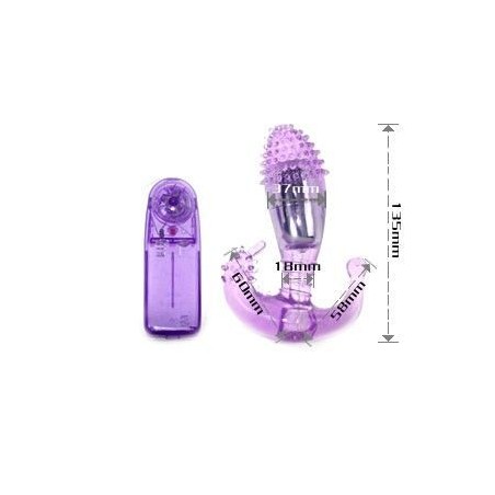 BAILE - FLIEDERFARBENER VAGINAL UND ANALSTIMULATOR MIT VIBRATION