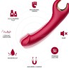 ARMONY - VIBRATEUR and ROTATEUR PRINCE DILDO ROUGE