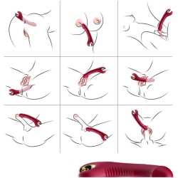 ARMONY - VIBRATEUR and ROTATEUR PRINCE DILDO ROUGE