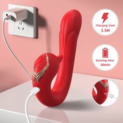 ARMONY - VIBRATEUR DELFIN MULTIPOSITION and EFFET CHALEUR ROUGE