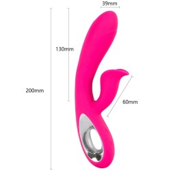 ARMONY - DARO VIBRATOR and PULL RING STIMULATOR FUCHSIA