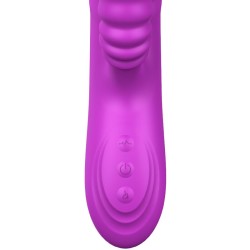 ARMONY - VIBRATEUR MULTIFONCTION ANGELIA DOUBLE LANGUE EFFET CHALEUR VIOLET