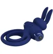 PRETTY LOVE - DAREY DOUBLE VIBRATING RING RABBIT BLUE PRETTY LOVE - DAREY DOUBLE VIBRATING RING RABBIT BLUE