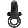 PRETTY LOVE - DOUBLE VIBRATING RING CLITORIS STIMULATOR 10 VIBRATIONS BLACK PRETTY LOVE - DOUBLE VIBRATING RING CLITORIS STIMULATOR 10 VIBRATIONS BLACK