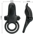 PRETTY LOVE - DOUBLE VIBRATING RING CLITORIS STIMULATOR 10 VIBRATIONS BLACK PRETTY LOVE - DOUBLE VIBRATING RING CLITORIS STIMULATOR 10 VIBRATIONS BLACK