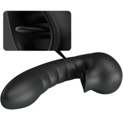 PRETTY LOVE - HOBGOBLIN VIBRATING FINGER CASE 12 VIBRATIONS CLITORIS STIMULATOR BLACK