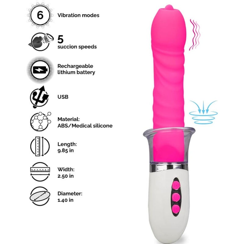 ARMONY - LIBERTY VIBRATOR and THRUSTING WITH TONGUE