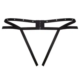 LIVCO CORSETTI FASHION - NOMADE THONG CROTCHLESS BLACK