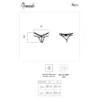 LIVCO CORSETTI FASHION - NOMADE TANGA MIT SCHRITTFREIEN SCHWARZ LIVCO CORSETTI FASHION - NOMADE TANGA MIT SCHRITTFREIEN SCHWARZ