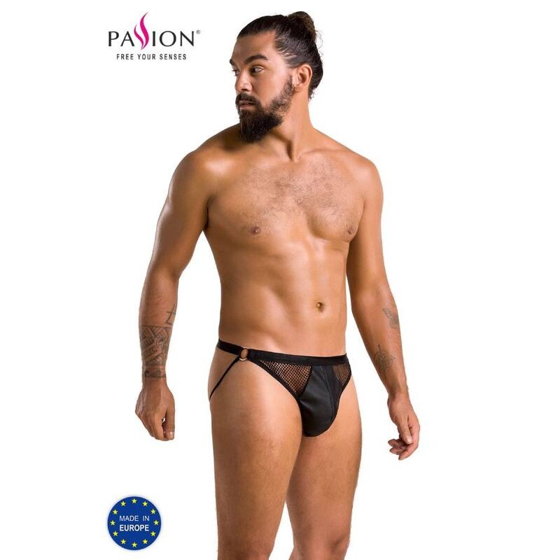 PASSION - 034 SLIP OPEN LUKE NEGRO S-M