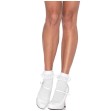 LEG AVENUE - CALCETINES CON VOLANTE ENCAJE BLANCO