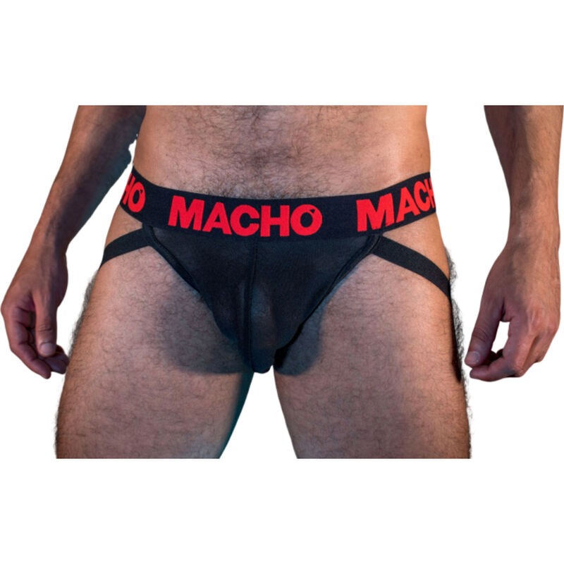 MACHO - MX26X2 JOCK NOIR-ROUGE S