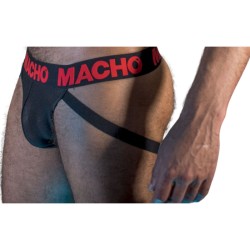 MACHO - MX26X2 JOCK NEGRO-ROJO S