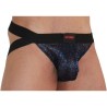 BURN - 006 JOCK SHINY BLUE - BLACK S