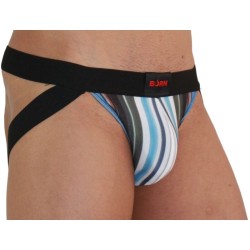 BURN - 009 JOCK MULTICOLORE - NERO S