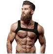 FETISH SUBMISSIVE ATTITUDE - NEOPREN-BRUSTGURT FÜR MNNER, GRÖSSE L
