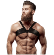 FETISH SUBMISSIVE ATTITUDE - IMBRACATURA PER IL PETTO IN ECOPELLE DELLA BRIGATA UOMO FETISH SUBMISSIVE ATTITUDE - IMBRACATURA PER IL PETTO IN ECOPELLE DELLA BRIGATA UOMO