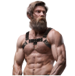 FETISH SUBMISSIVE ATTITUDE - MENS ECO-LEATHER CHEST HARNESS FETISH SUBMISSIVE ATTITUDE - MENS ECO-LEATHER CHEST HARNESS
