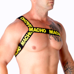 MACHO - ROMAN HARNESS WHITE S-M