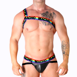 MACHO - ROMAN HARNESS WHITE S-M