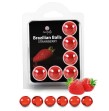 SECRETPLAY - SET 6 BALLES BRÉSILIENNES FRAISE SECRETPLAY - SET 6 BALLES BRÉSILIENNES FRAISE