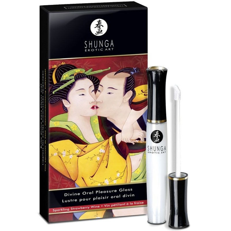 SHUNGA -GÖTTLICHER LIPGLOSS ERDBEERE and CAVA