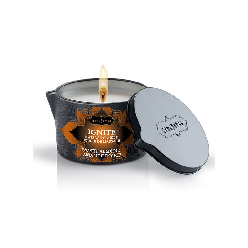 KAMASUTRA - BOUGIE DE MASSAGE AUX AMANDES MÉDITERRANÉENNES 170GR KAMASUTRA - BOUGIE DE MASSAGE AUX AMANDES MÉDITERRANÉENNES 170GR