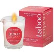 RUF - TABOO BOUGIE DE MASSAGE POUR ELLE PLAISIR CHARNEL PARFUM FLEUR DE CACAO