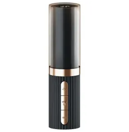 SATISFYER - DEEP KISS ESTIMULADOR CLÍTORIS POR ONDAS GRANATE - NEGRO