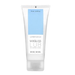 MIXGLISS - LUBRIFIANT NATUREL BASE DEAU 70 ML