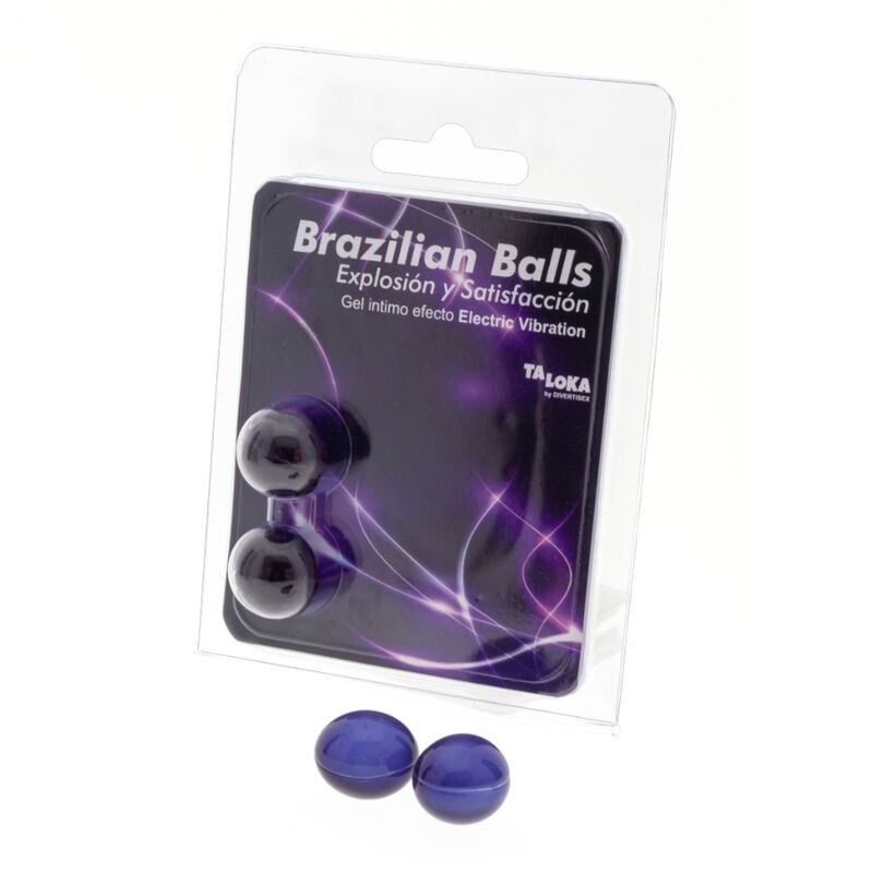 TALOKA - BRAZILIAN BALLS GEL EXCITANTE EFECTO VIBRACIÓN ELÉCTRICA 2 BOLAS TALOKA - BRAZILIAN BALLS GEL EXCITANTE EFECTO VIBRACIÓN ELÉCTRICA 2 BOLAS