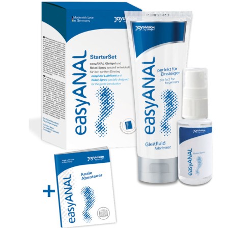 JOYDIVISION EASYANAL - EINFACHES ANAL-STARTER-SET, SCHMIERMITTEL RELAX-SPRAY