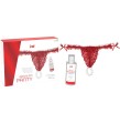 INTT RELEASES - CULOTTE ROUGE BRÉSILIENNE AVEC PERLES ET GEL LUBRIFIANT 50 ML INTT RELEASES - CULOTTE ROUGE BRÉSILIENNE AVEC PERLES ET GEL LUBRIFIANT 50 ML