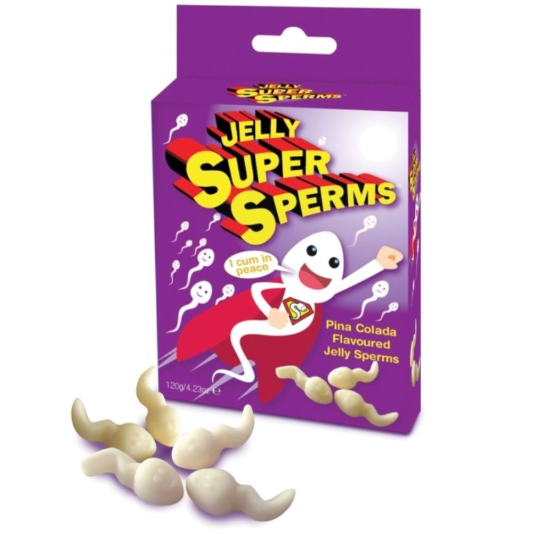 SPENCER and FLEETWOOD - JELLY SUPER SPERM GOMINOLAS FORMA ESPERMA 120 GR