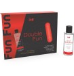 INTT RELEASES - KIT DOUBLE FUN AVEC BULLET VIBRANT ET GEL DE MASSAGE À LA FRAISE INTT RELEASES - KIT DOUBLE FUN AVEC BULLET VIBRANT ET GEL DE MASSAGE À LA FRAISE