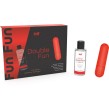 INTT RELEASES - DOUBLE FUN KIT CON BALA VIBRADORA Y GEL DE MASAJE FRESA INTT RELEASES - DOUBLE FUN KIT CON BALA VIBRADORA Y GEL DE MASAJE FRESA