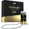 INTT MASSAGE and ORAL SEX - PEARLS IN LOVE WITH PEARL NECKLACE AND SILICONE GEL